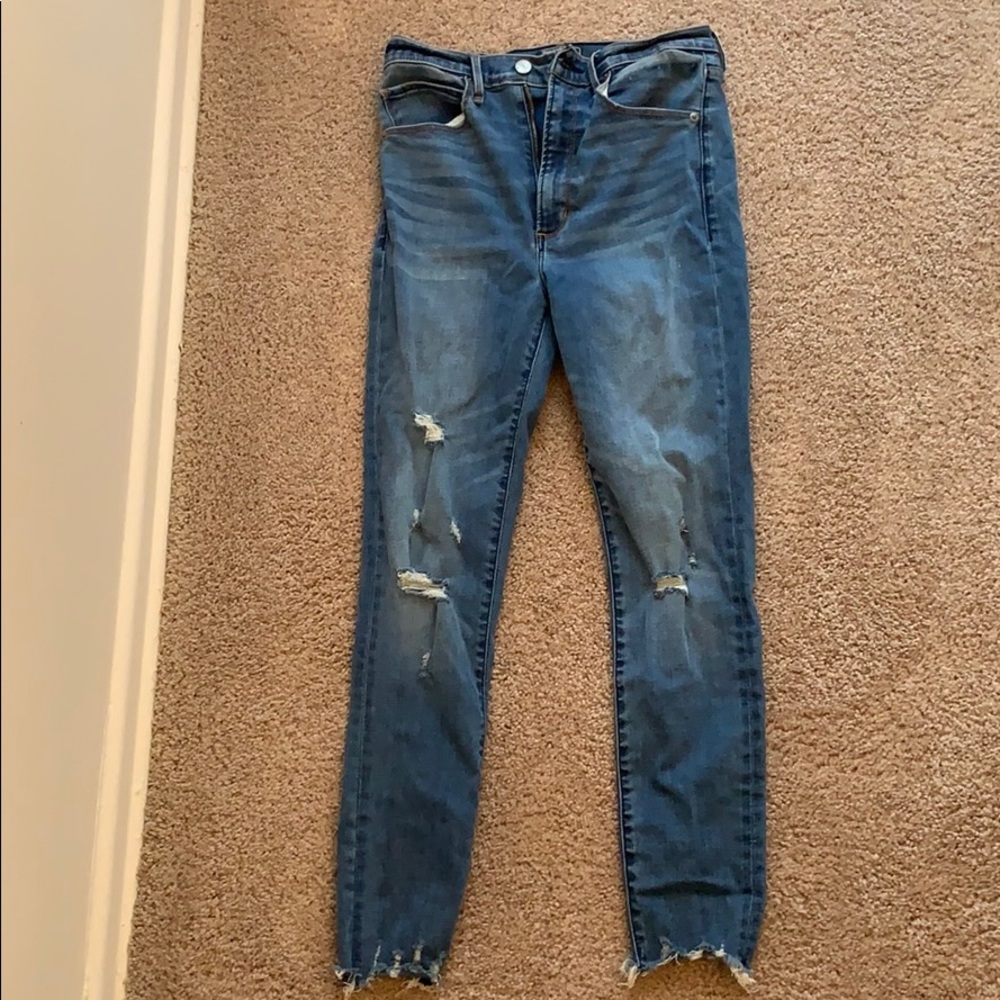Abercrombie & Fitch ultra high rise jeans